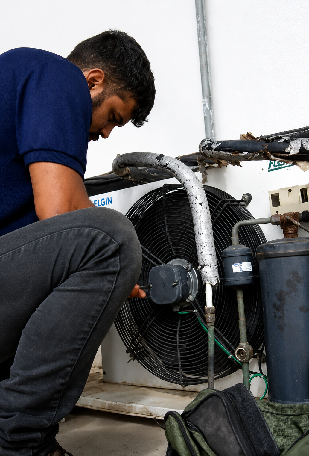 Reparo em ventilador — registro enviado pela Brisatec